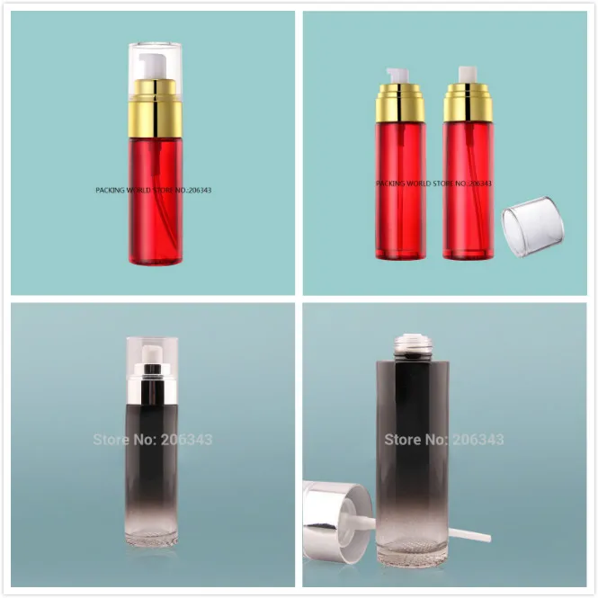 

Темно-коричневая/стандартная бутылка 80 мл с серебряным/стандартная сыворотка/лосьон/основа под макияж/эмульсия/тонер для ухода за кожей