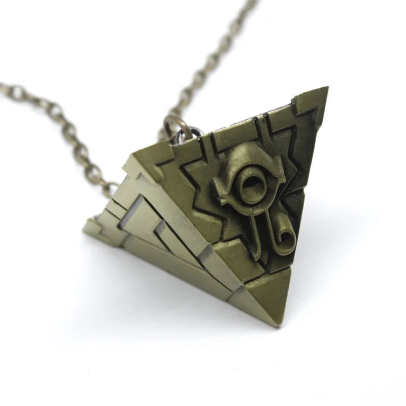 BOOCRE аниме поединок монстров Косплей Yugioh Millenium брелок-головоломка ожерелье кулон