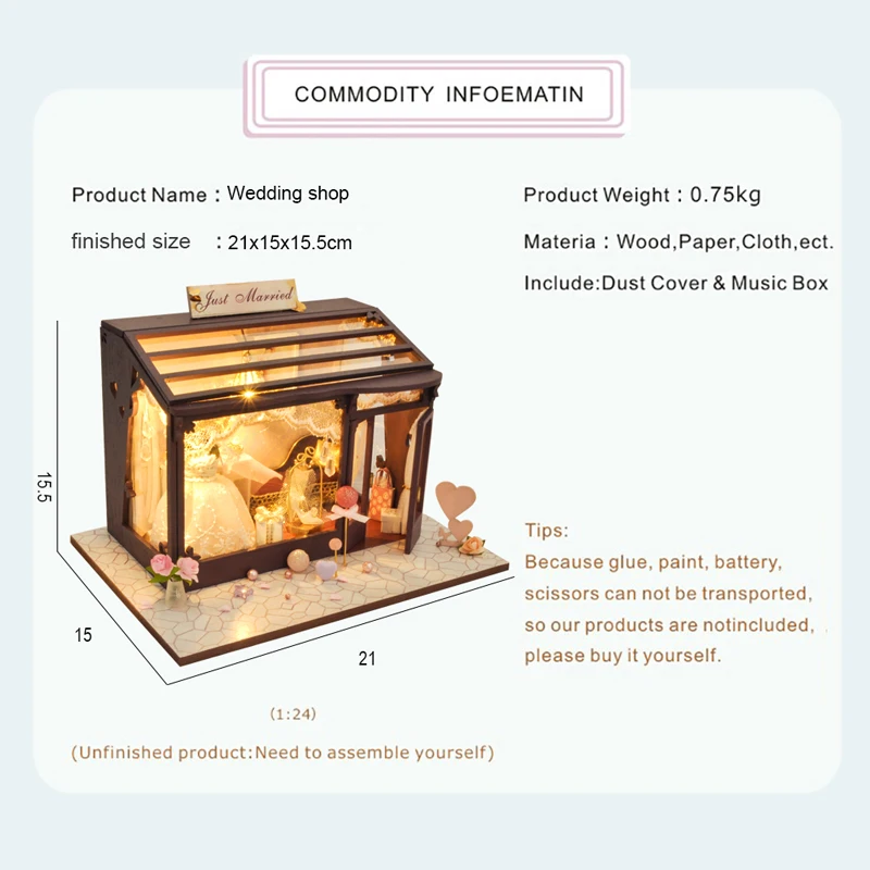 CUTEBEE DIY Кукольный дом деревянные кукольные домики миниатюрный кукольный домик мебель набор игрушек для детей Рождественский подарок TD24