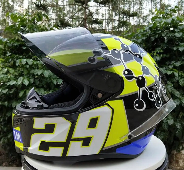 Мотоциклетный шлем DQL для мужчин всесезонный фирменный мотоциклетный с хвостом