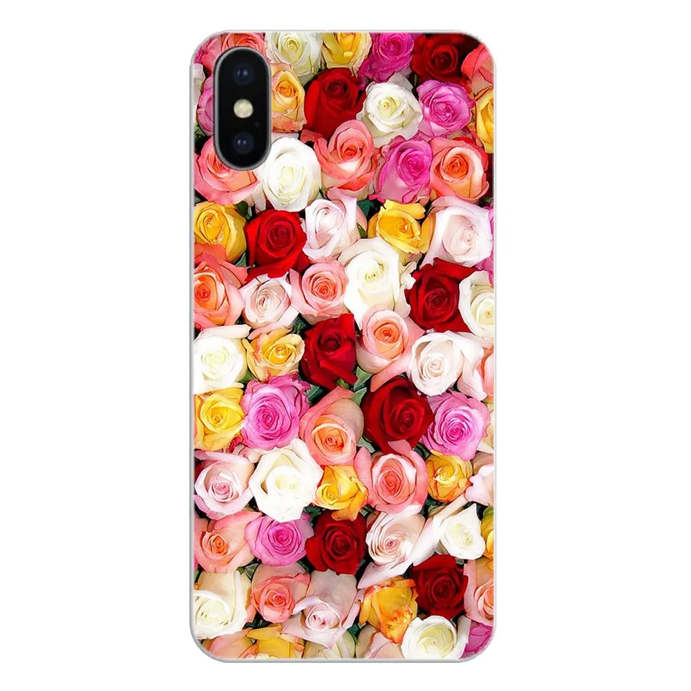 Beautiful Garden Red Roses Flowers TPU Silicone Case For Huawei Honor 5A LYO-L21 Y6 II Compact Y5 2 Y5II Mate 10 Lite Nova 2i 9i |