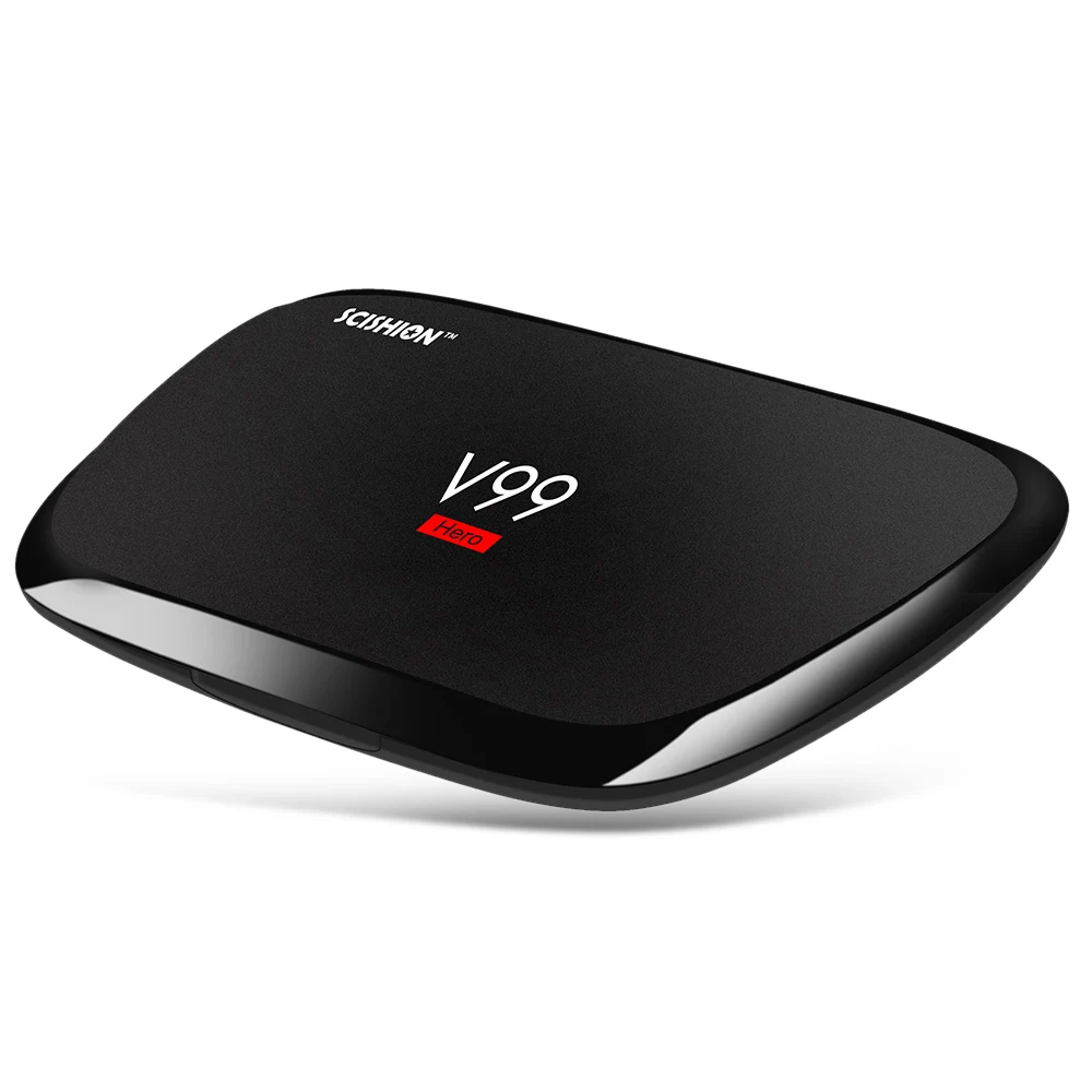 SCISHION V99 hero Android TV Box 4GB RAM 32GB ROM RK3368 Octa Core 2.4G+5G WiFi Bluetooth4.0 4K HD Video Home Media Player | Электроника