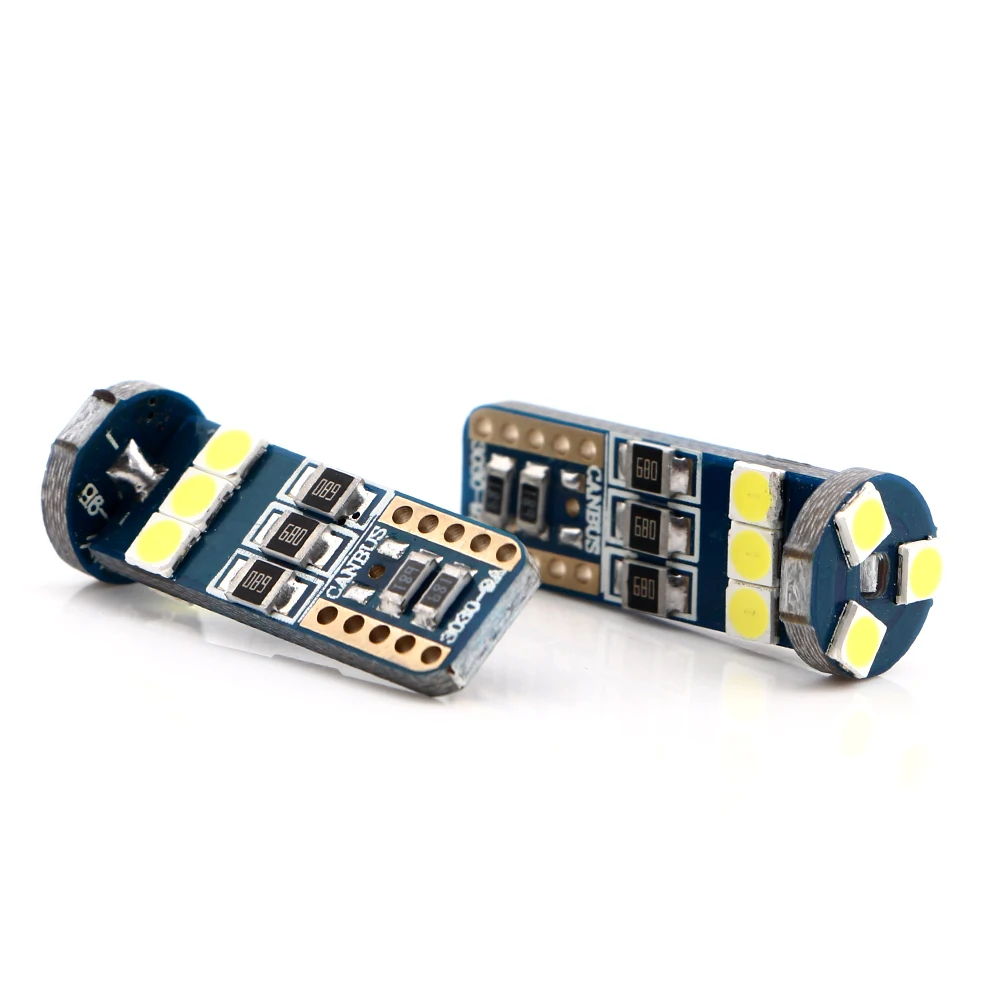 YM E-Bright 2 шт. T10 W5W светодиодный Canbus безошибочный 3030 9 SMD 540Lm Can-bus Авто клиновидные