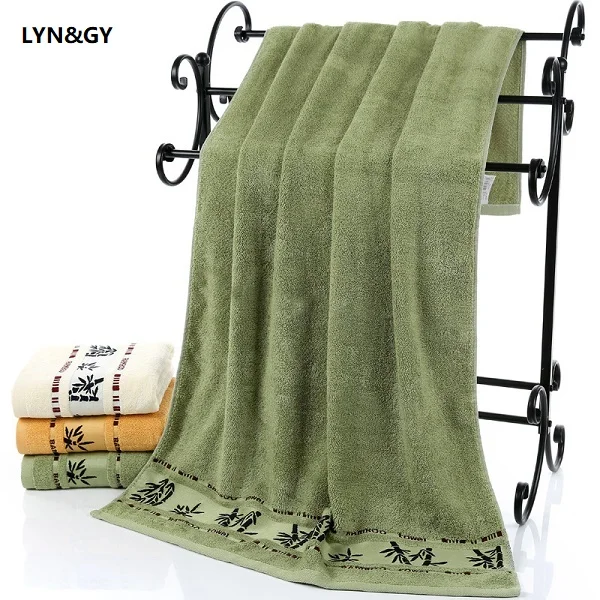 

Super Soft 70*140cm Bamboo Fiber Terry Bath Towel Brand for Adults M toalhas de banho Large bathroom beach towels strandlaken