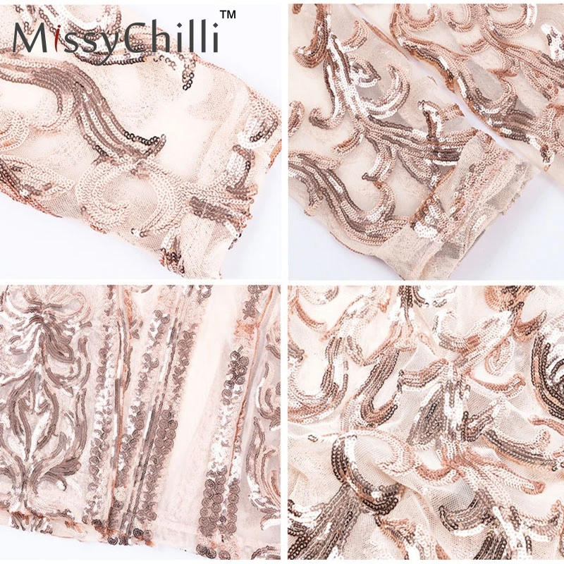 Женское длинное Сетчатое пальто MissyChilli с блестками прозрачная верхняя одежда