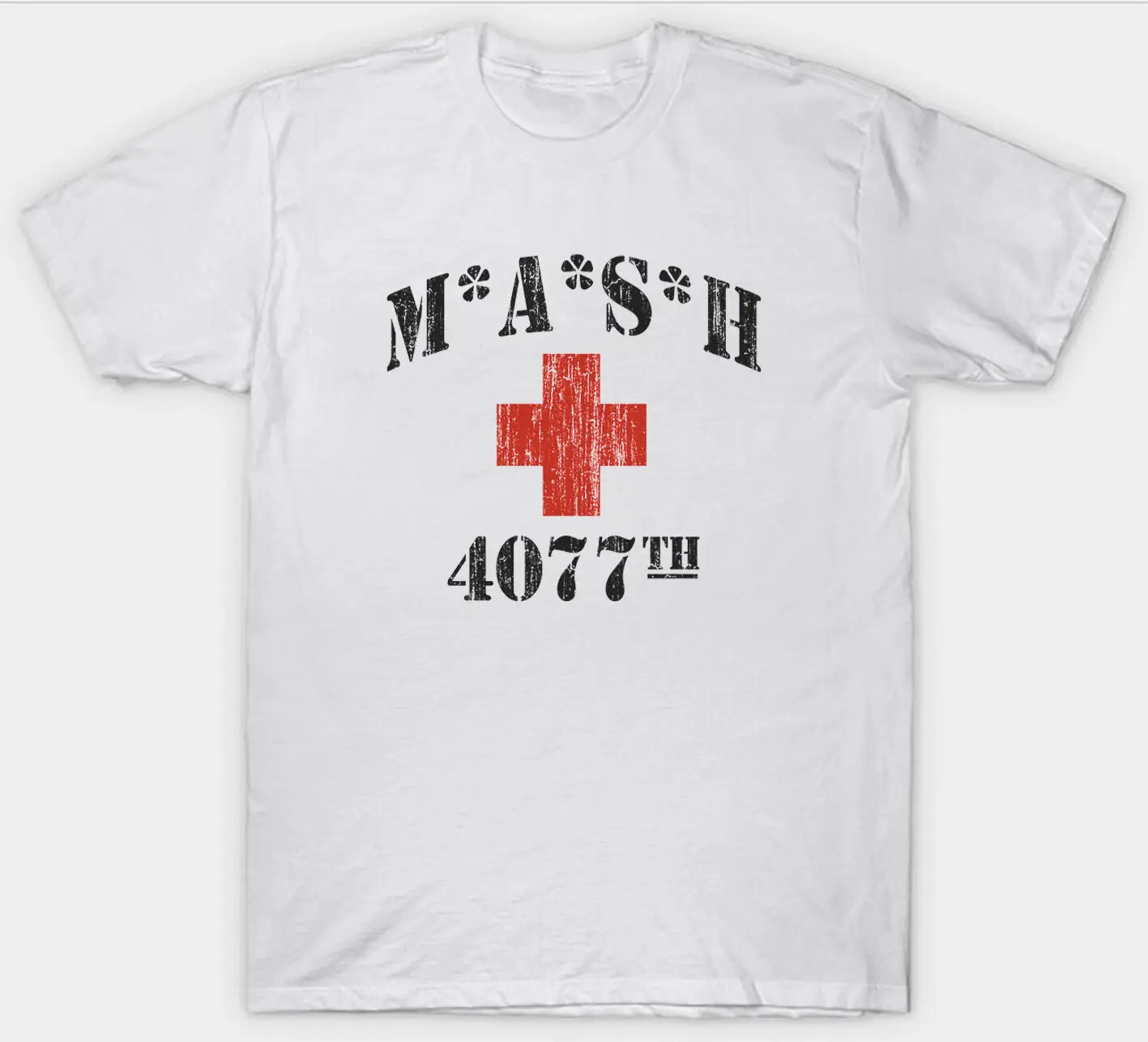MASH 4077TH Футболка Топ 1970'S ТВ сериал шоу Американский USA2019 модный бренд 100% хлопок