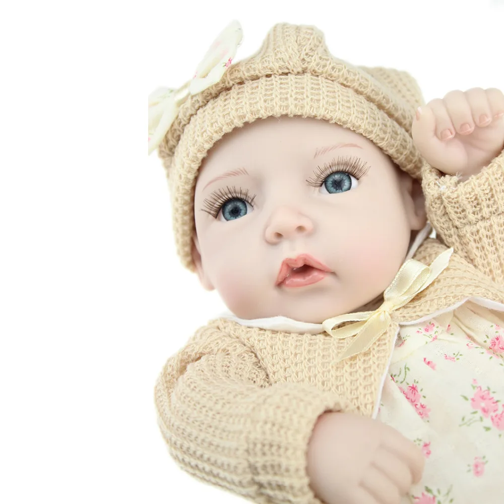 NPK мини полностью виниловая Кукла Reborn Baby игрушки 11 &quotCorpo Todo силиконовые для