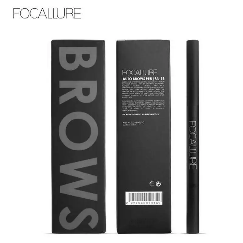 

Focallure Waterproof Eyebrow Pencil 3 Colors Long Lasting Durable Eye Brow Enhancer Pen Eyebrow Brush Makeup Tools