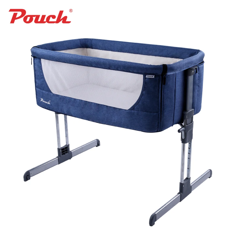 Pouch H05 Baby Portable Bed connected with parents' normal big bed Infant Travel Sleeper Cot breathable folding crib | Мать и ребенок