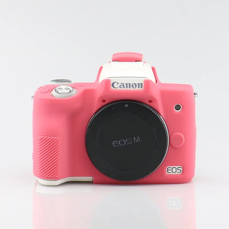 Силиконовая кожа брони сумка для камеры чехол Защитная крышка для Canon EOS M50 только цифровая камера