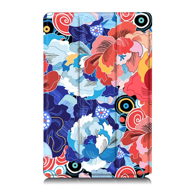 PU001 Tab3 8 защитная сумка флип кожаный чехол для Lenovo Tab 3 8,0 850F 850 м Tab 2 a8-50F A8-50LC 3D роспись Tablet Cover - Цвет: PU001