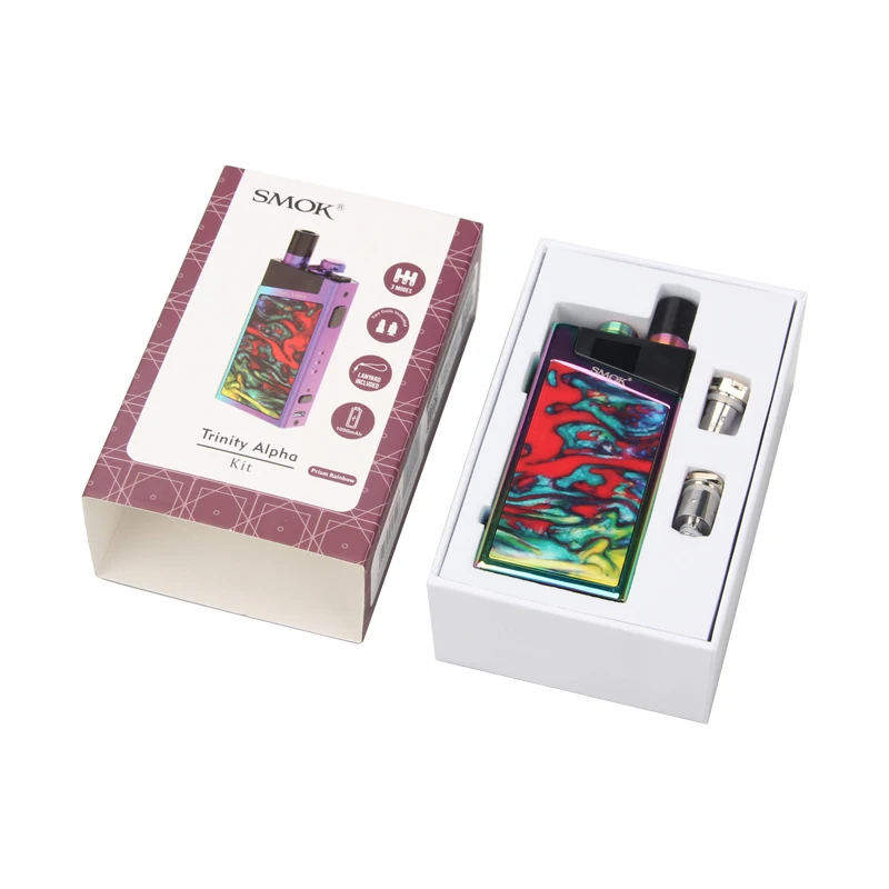 Оригинальный набор SMOK Trinity Alpha Pod электронная сигарета Vape 1000 мАч аккумулятор 2 8 мл
