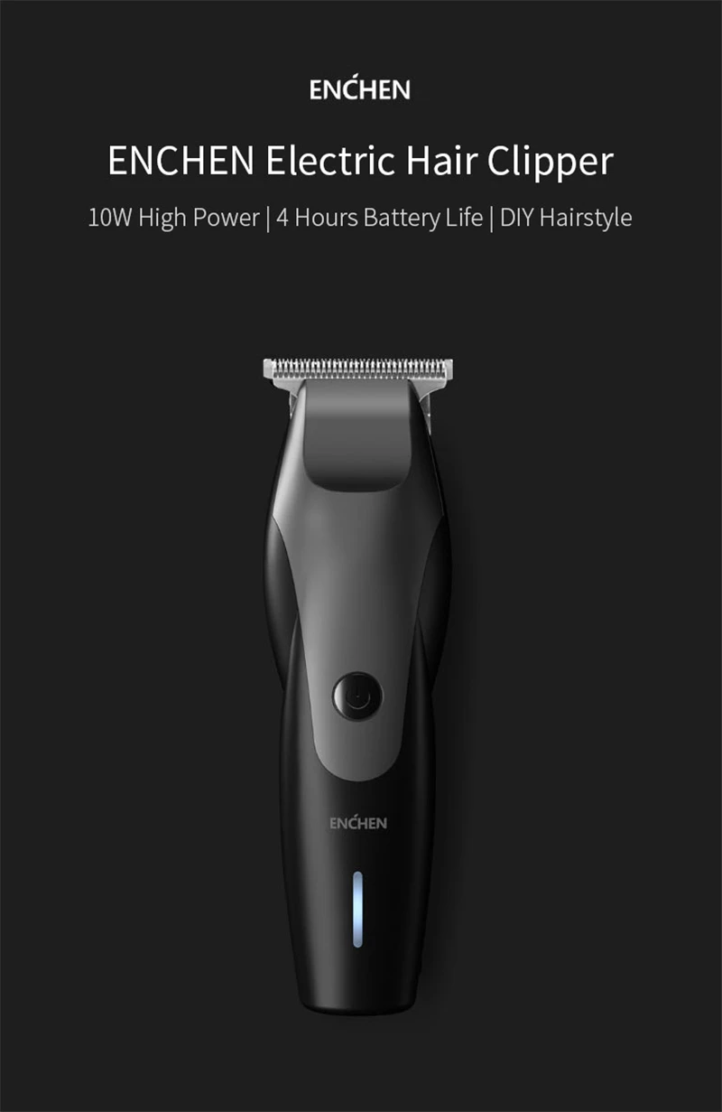 ENCHEN Hummingbird Electric Hair Clipper USB Charging Razor Hair Trimmer With 3 Hair Comb Hair Salon Style For Men