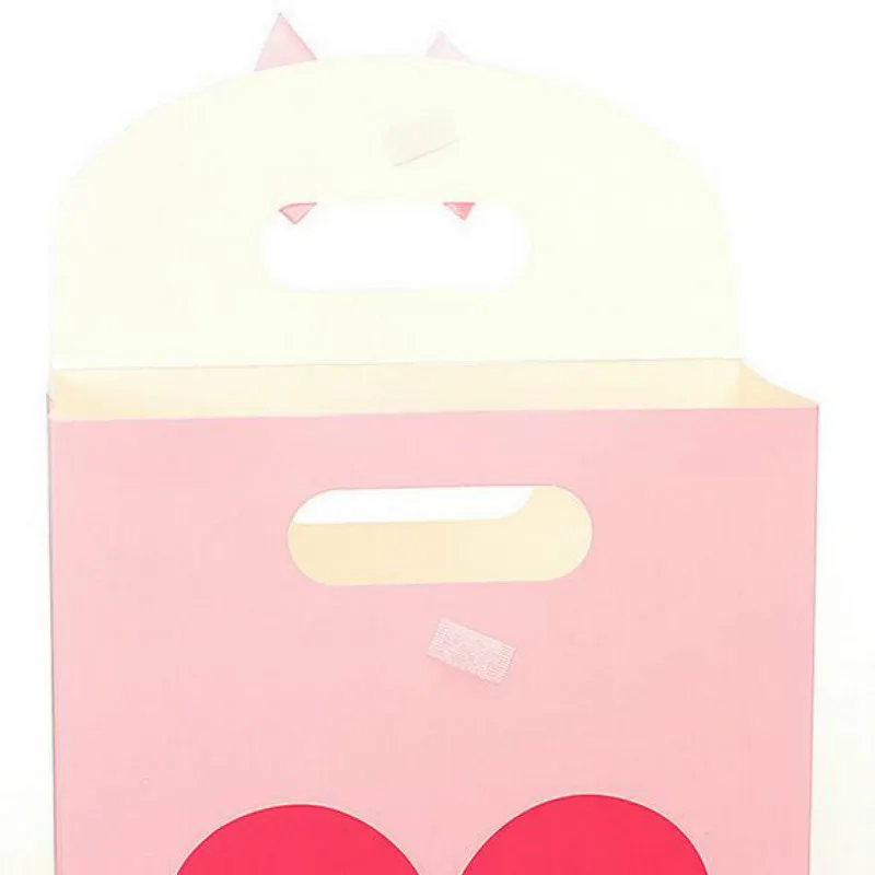 20 шт./лот Подарочная сумка из бумаги с розовым красным сердцем подарочные сумки