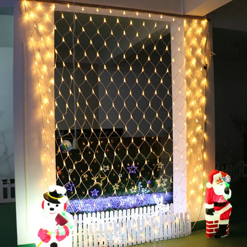 1 шт Led чистые огни 220 V Свадьба День рождения украшение для вечеринки Рождество