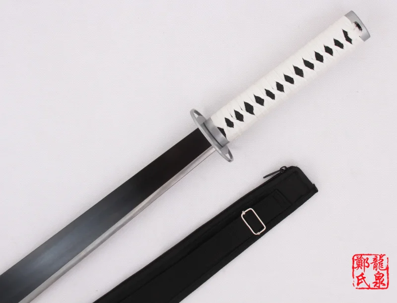 Бесплатная доставка Черная пуля меч Косплей Аниме настоящая сталь маленький нож