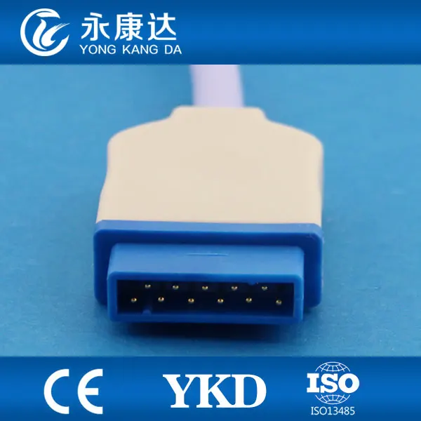 GE Marquette совместимый Датчик SpO2 TS-F2-GE 3 M/11Pin ушной зажим Spo2 зонд CE &amp ISO13485 |