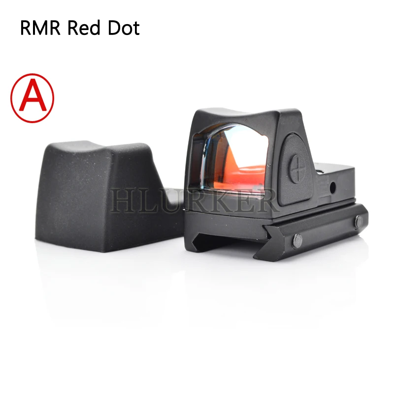 RMR Red Dot Hlurker Тактический 1,5-4x30 охотничий оптический прицел RMR Регулируемый Красный точечный прицел Зрительная труба для винтовки - Цвет: RMR Red Dot
