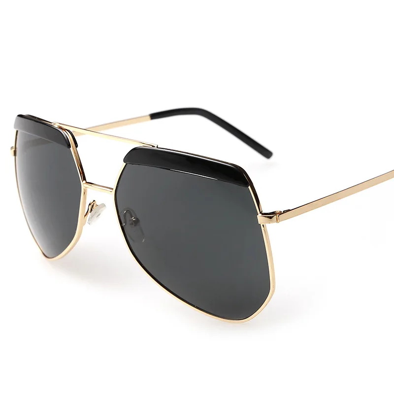 

Vintage Large Sun glasses Polarized Cat Eye Ladies Brand Designer Women polarizer Sunglasses Outdoor Eyewear Accessories Female