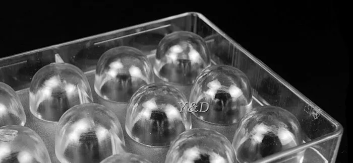 2124b полукруглый большой размер колокольчик Поликарбонат прозрачный материал