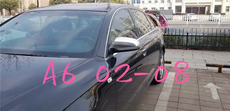 Матовая хромированная накладка на зеркало заднего вида для Audi A4 S4 B6 B7 2002 2008 A6 4F C6