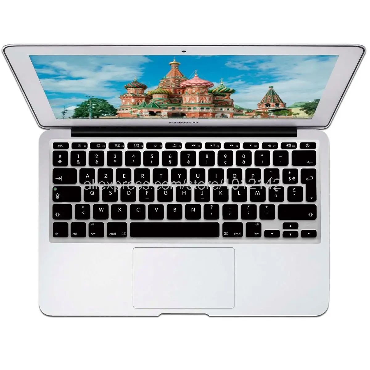 Французский/Французский AZERTY Цветной силиконовый чехол для клавиатуры Защитная