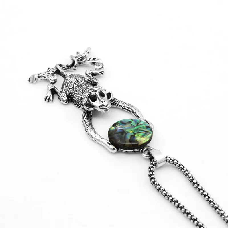 Обезьяна Кулон Цепочки и ожерелья Винтаж Корпуса кожа чокеры животного для Для