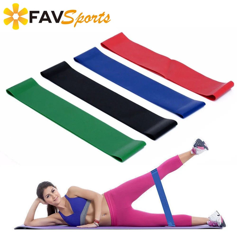 1 шт. Йога Пилатес ремни тренировки резиновые ленты эластичные Сопротивление