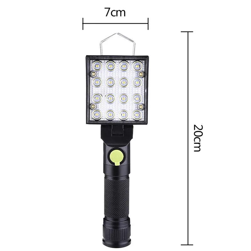 Светодиодный тент лампа USB Перезаряжаемый Тактический Рабочий СВЕТОДИОДНЫЙ