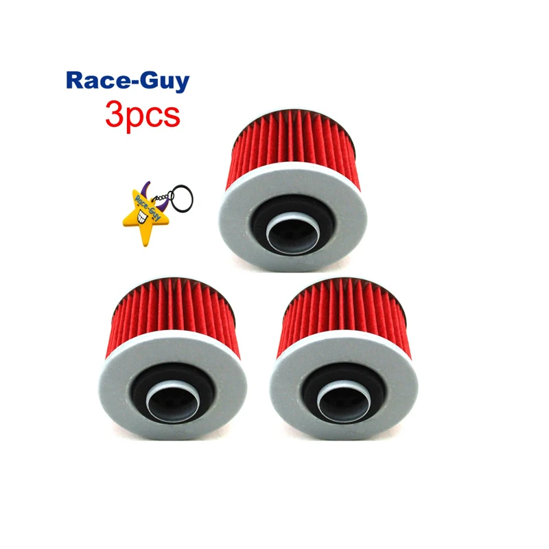 3 Pieces Масляный фильтр для Yamaha XVS1100 XVS1100A XVS250 XVS400 BT1100 TT600RE XVS125 TDM850 XV535 XV250S SR500 - Цвет: 3 Pieces