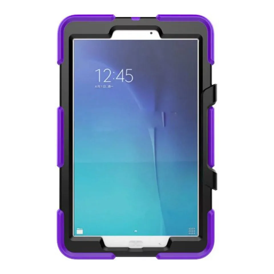 Сверхпрочный Гибридный Силиконовый чехол-накладка для samsung Galaxy Tab E T560 T561, 9,6 дюймов, чехол для планшета+ Бесплатный стилус