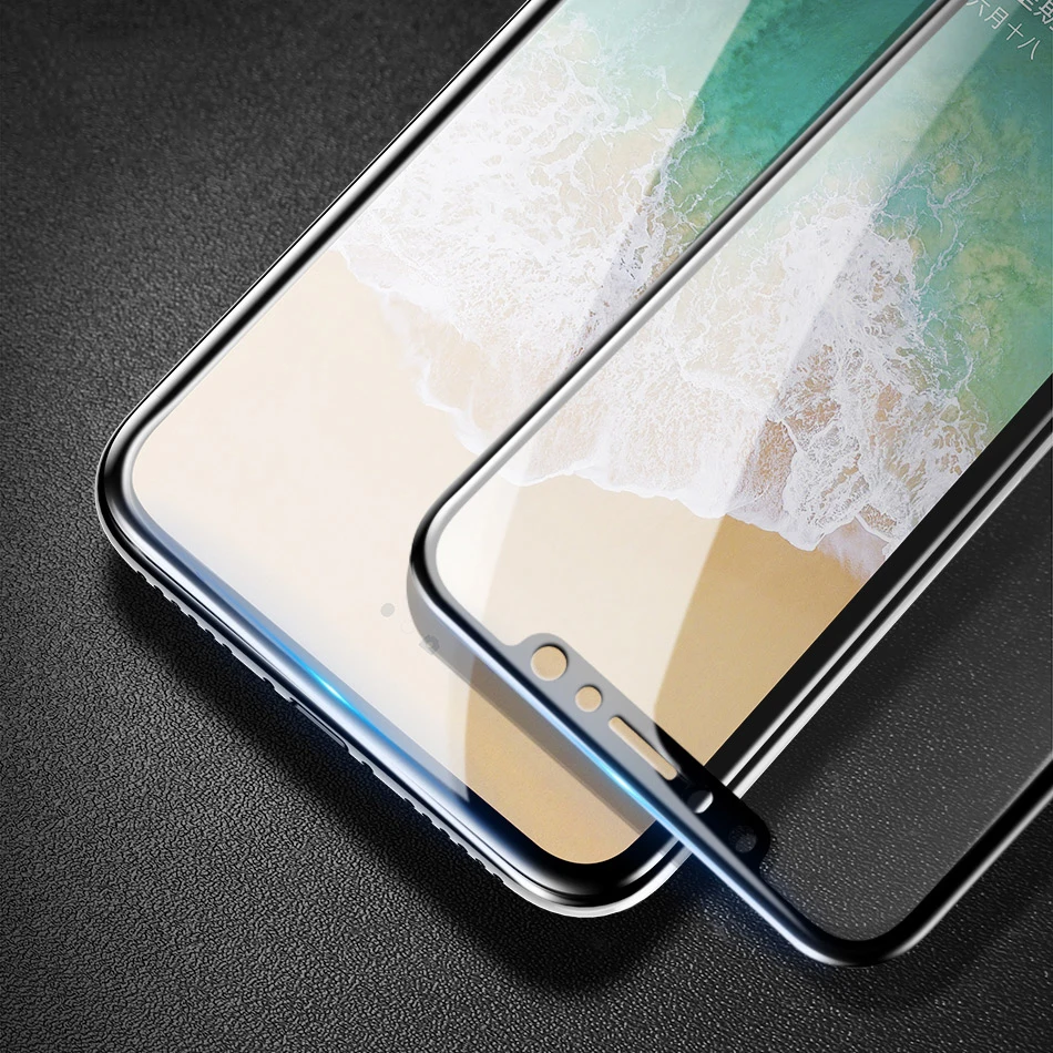 Защитная пленка AOXIN для iPhone X Xs 11 Pro Max закаленное стекло Apple 10 защита экрана полное
