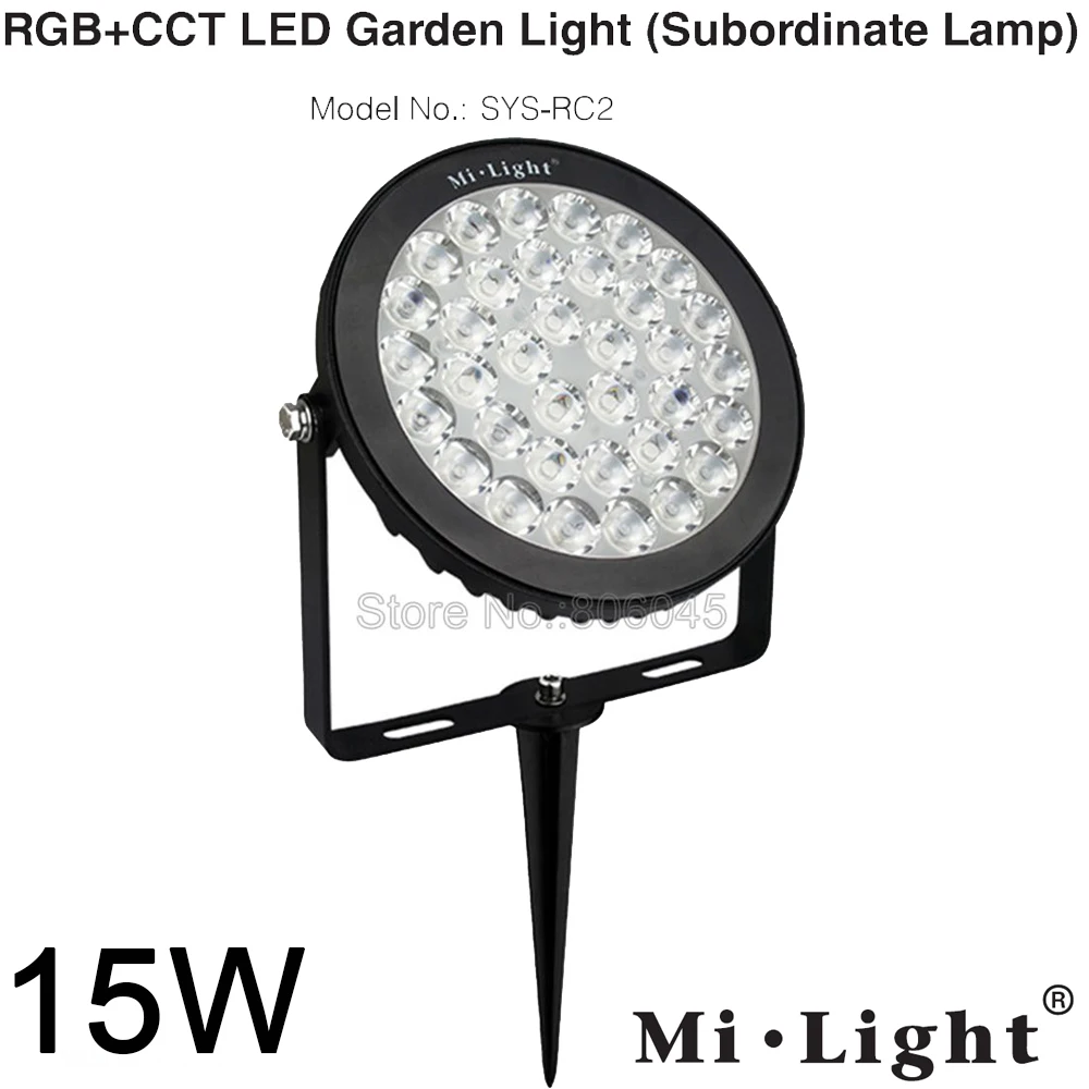 MiLight DC24V IP65 Водонепроницаемый светодиодный садовый свет SYS RC2 15 Вт RGB + CCT