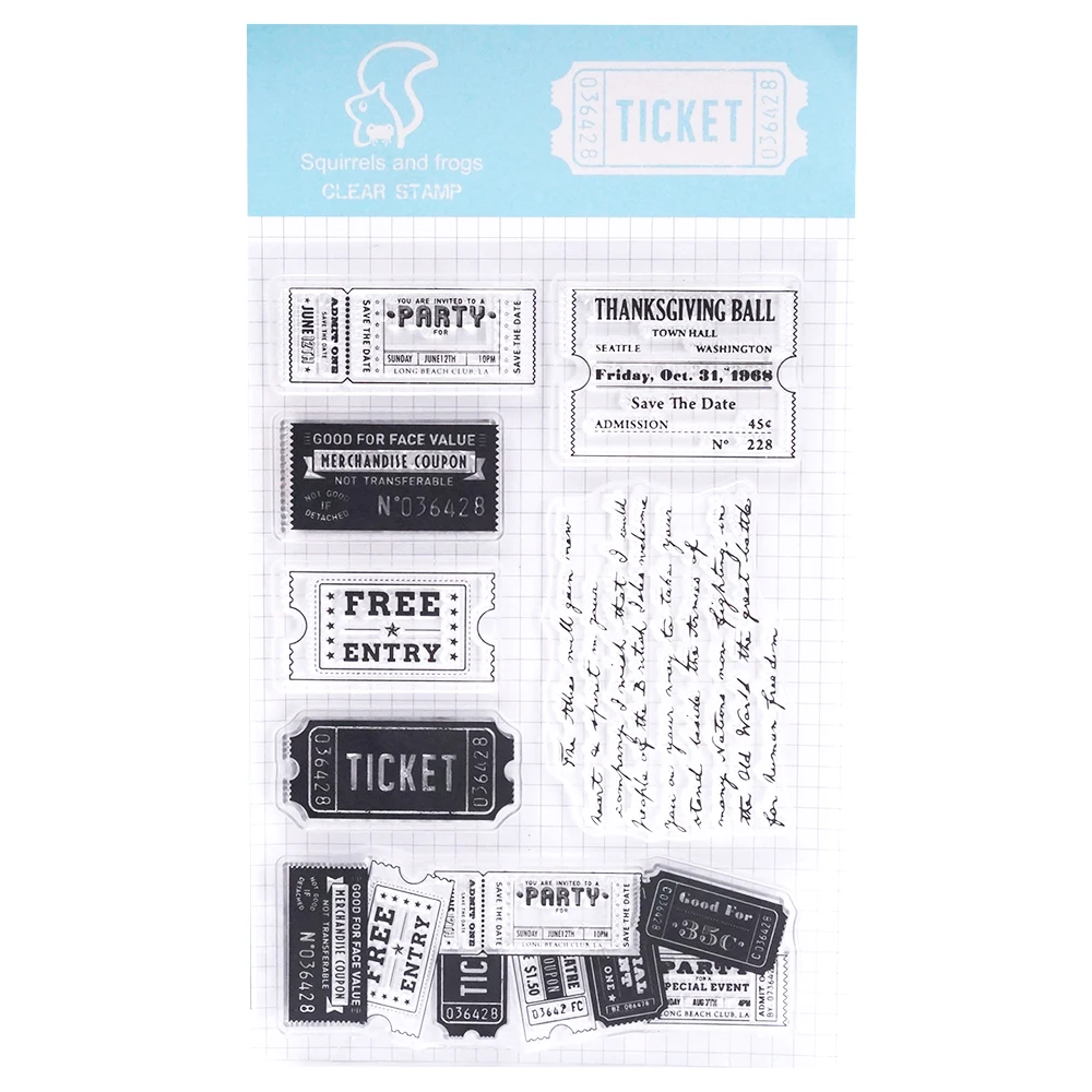 Письмо четкий штамп для скрапбукинга DIY бумажные стикеры украшения фотоальбома