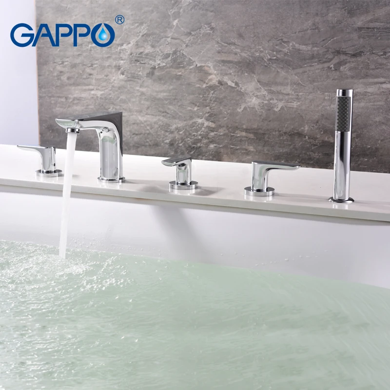 GAPPO смеситель для ванны с разрезом ванной комнаты водопадом смесители душа