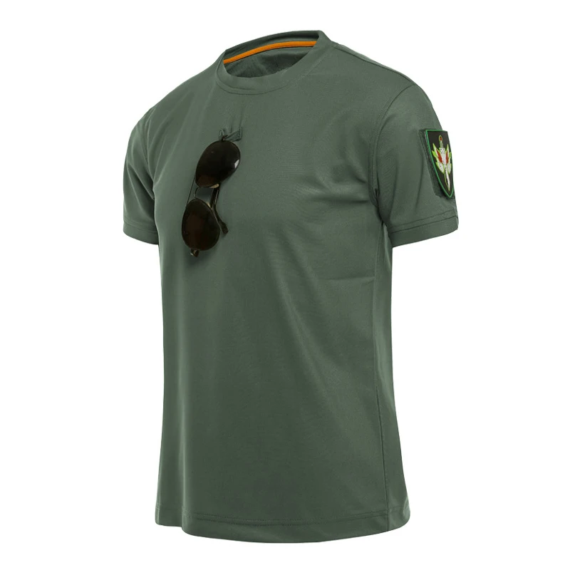 Army Green Refire gear Военная тактическая футболка с коротким рукавом мужская летняя быстросохнущая футболка для спецназа армейская дышащая одежда - Цвет: Army Green