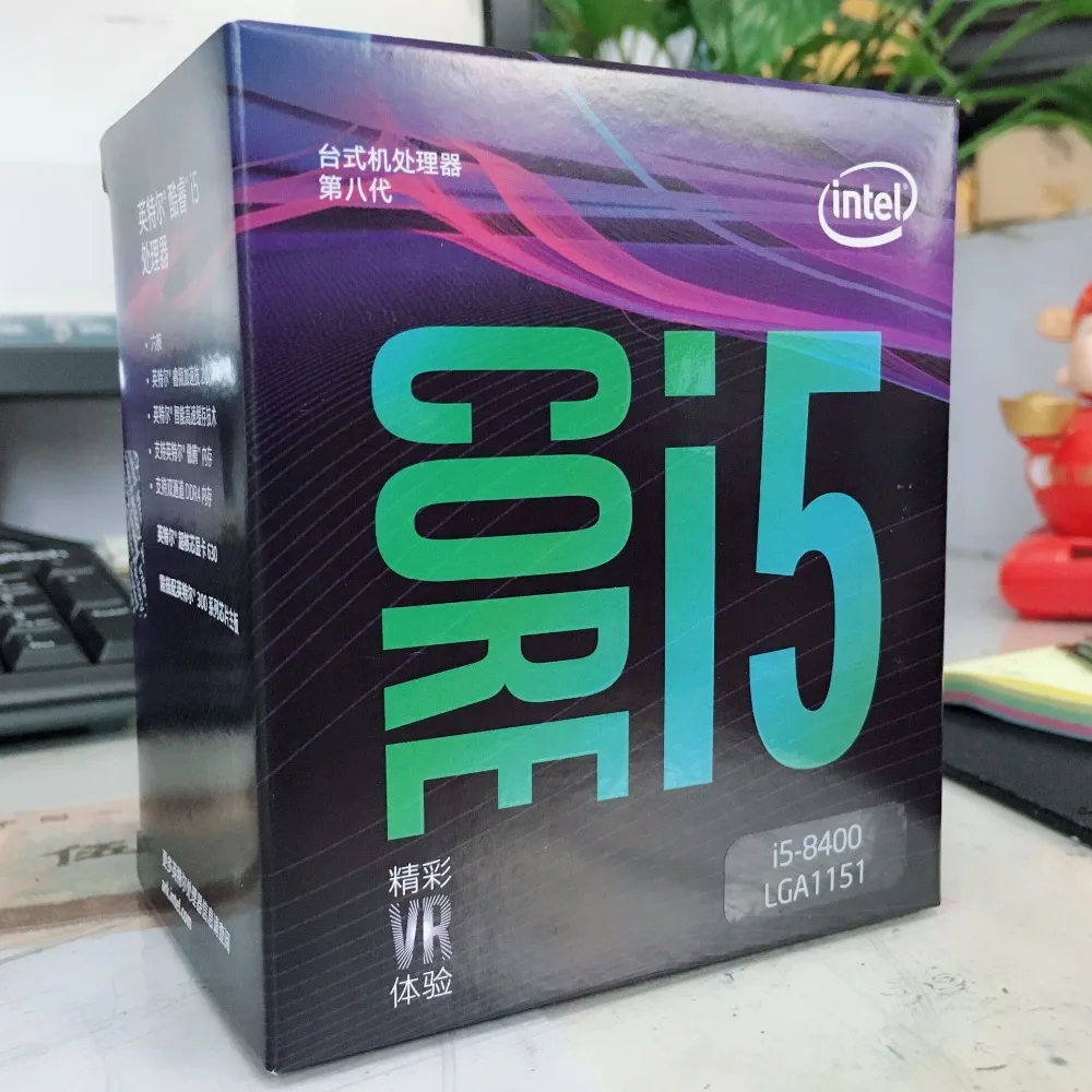 Intel Core i5 8 серии процессор I5 8400 в штучной упаковке Процессор LGA 1151 land FC 14 нанометров
