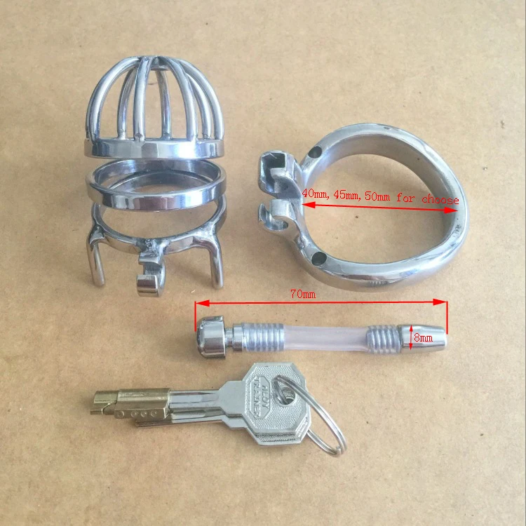 Новинка! Stealth мужское устройство целомудрия из нержавеющей стали клетка для