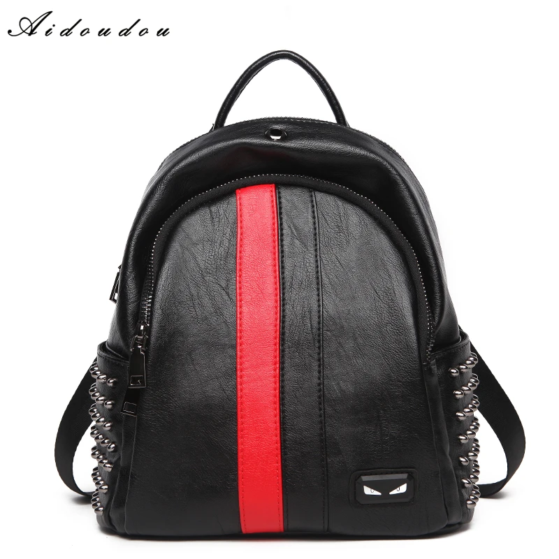 AIDOUDOU Марка Рюкзаки Модные Сумки На Плечо Дамы Опрятный Стиль Ранцы Для