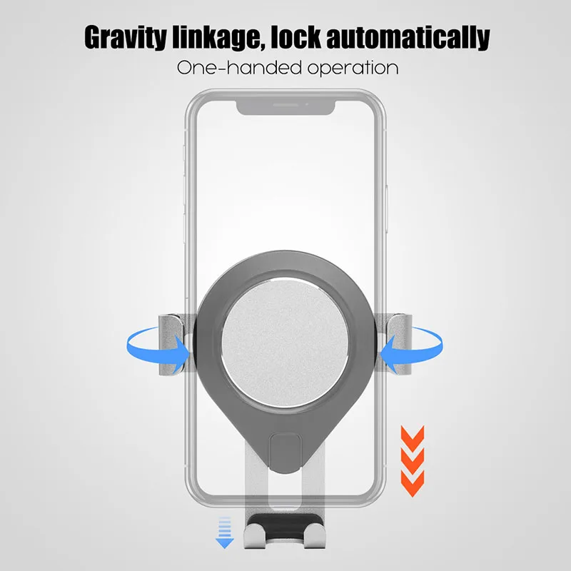 Автомобильный держатель для телефона на присоске из АБС-пластика iPhone 4-6 дюймов