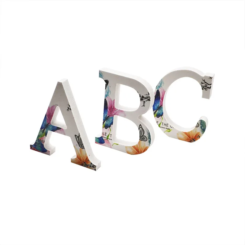 10 см A-Z английские буквы деревянные вечерние для дня рождения декоративные