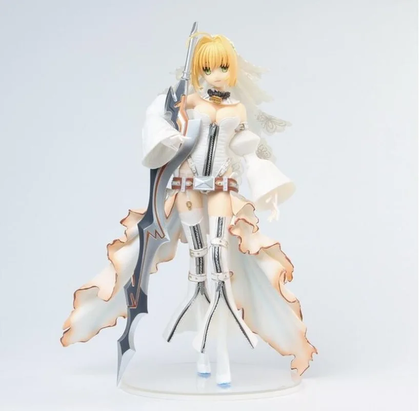 Fate Grand Order EXTRA CCC-Saber Nero свадебное платье для невесты ПВХ фигурка Коллекционная
