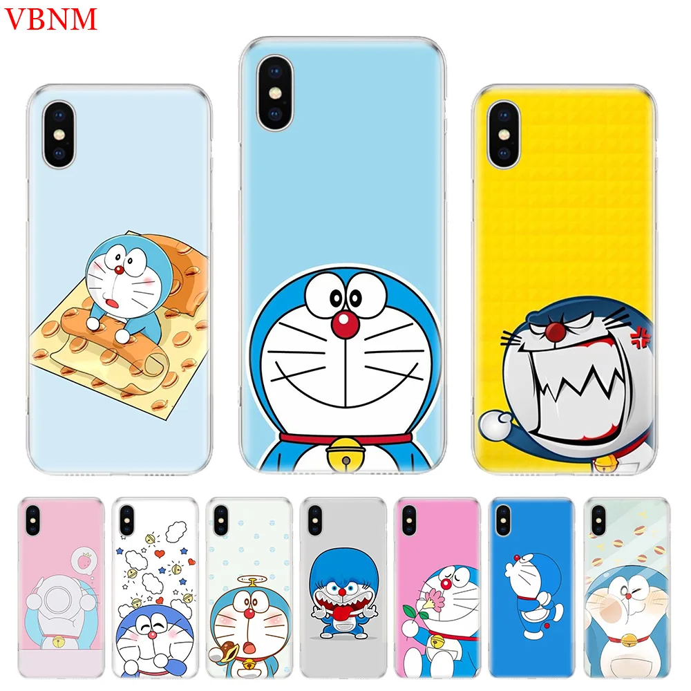Doraemon синий роскошный мягкий телефон чехол для iPhone 7 6 S X XR XS MAX 8 Plus 10 5 5S SE подарок