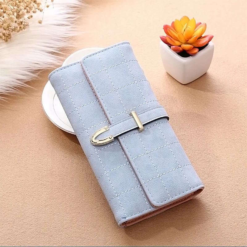 Fashion Wallet long Zipper Multi Card Position Coin Scrub Purse Ladies Holder Leather Women Handbag | Багаж и сумки