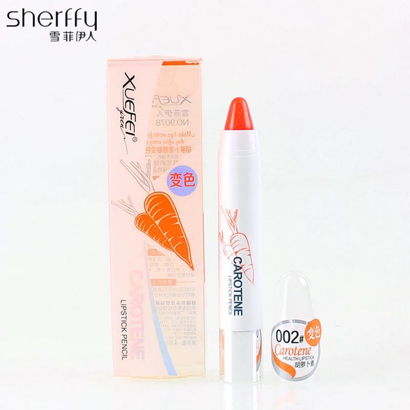 Натуральный бальзам для губ каротин магический цвет помада карандаш конфетные