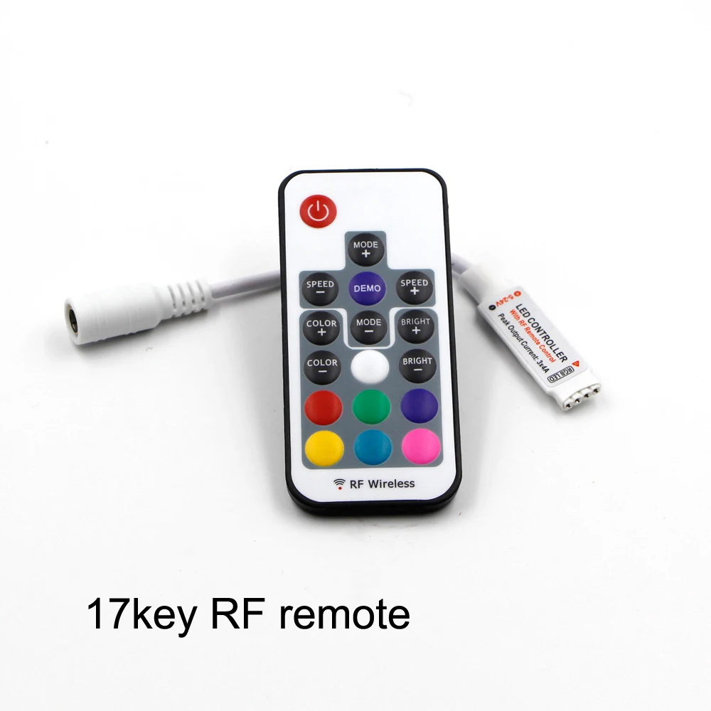USB DC RGB музыкальный светодиодный пульт управления IR RF беспроводной мини Диммер с удаленным управлением динамический режим для RGB 3528 5050 светодиодный полосы освещения