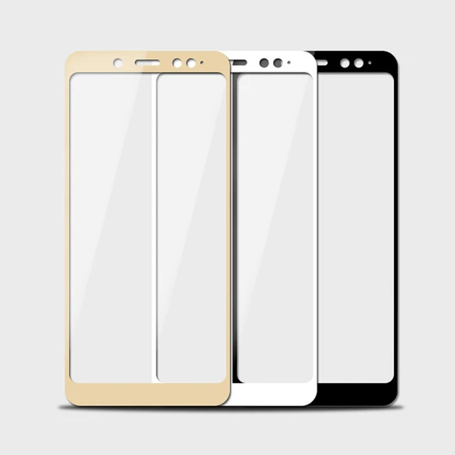 Полностью покрывающее клеем закаленное стекло для Xiaomi Mi 6X защита экрана Защитная