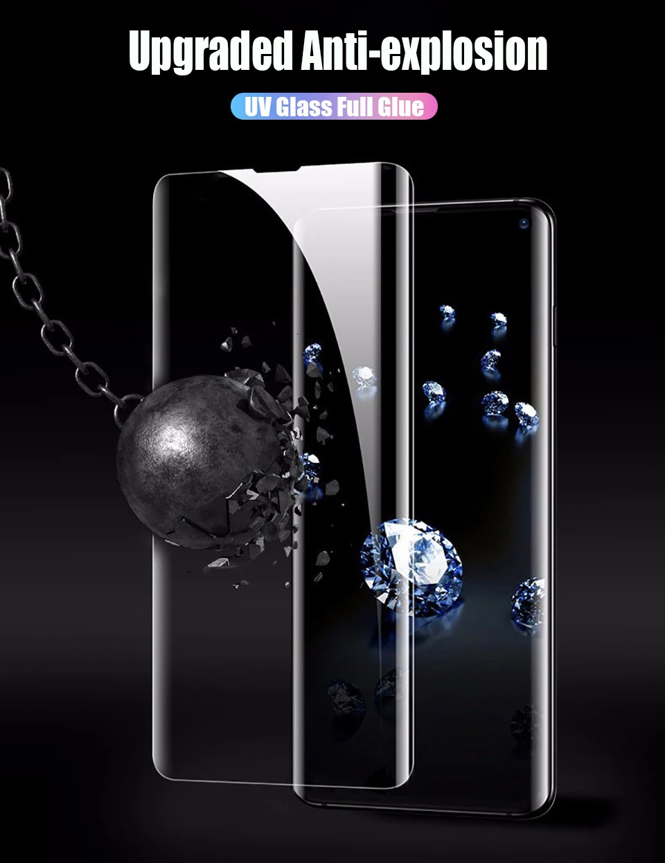 Защитная пленка для samsung Galaxy S8, S9, S10 Plus, S10, 5G, закаленное стекло, Note 8, 9, S6 Edge, S10, защитное стекло