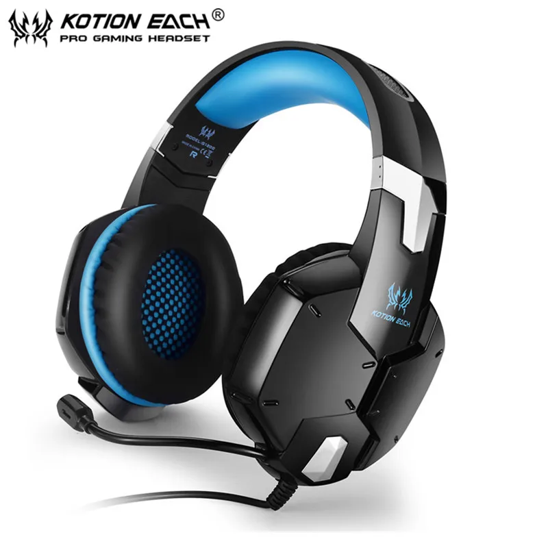 Игровые наушники KOTION EACH 3 5 мм игровая гарнитура с шумоподавлением повязка на