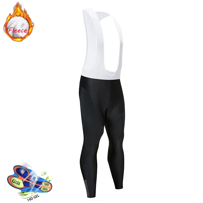 long Trousers 1 Зимняя профессиональная команда термальная флисовая велосипедная одежда для мужчин с длинным рукавом Джерси костюм Открытый MTB Одежда для велоспорта - Цвет: long Trousers 1